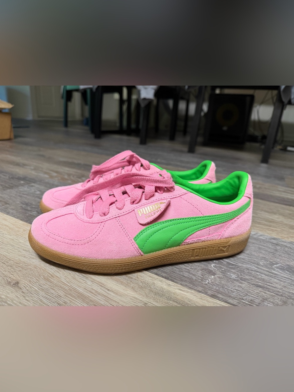 Puma Palermo Pink Suede Sneakers Sz 10